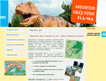 Tablet Screenshot of dinozavri.si